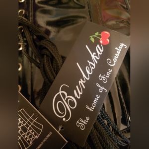 Black Leather Corset